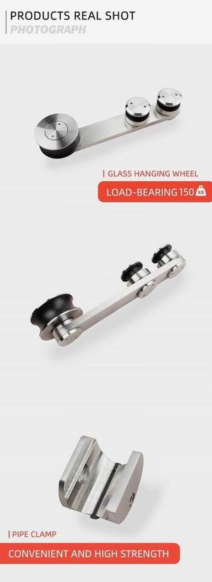 Top quality stainless steel 304 sliding barn door hardware