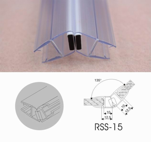 Anti-collision transparent plastic strip