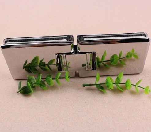 180 degree glass to glass round brass material shower glass door hinge