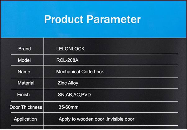 Which brand of mechanical password lock is good?